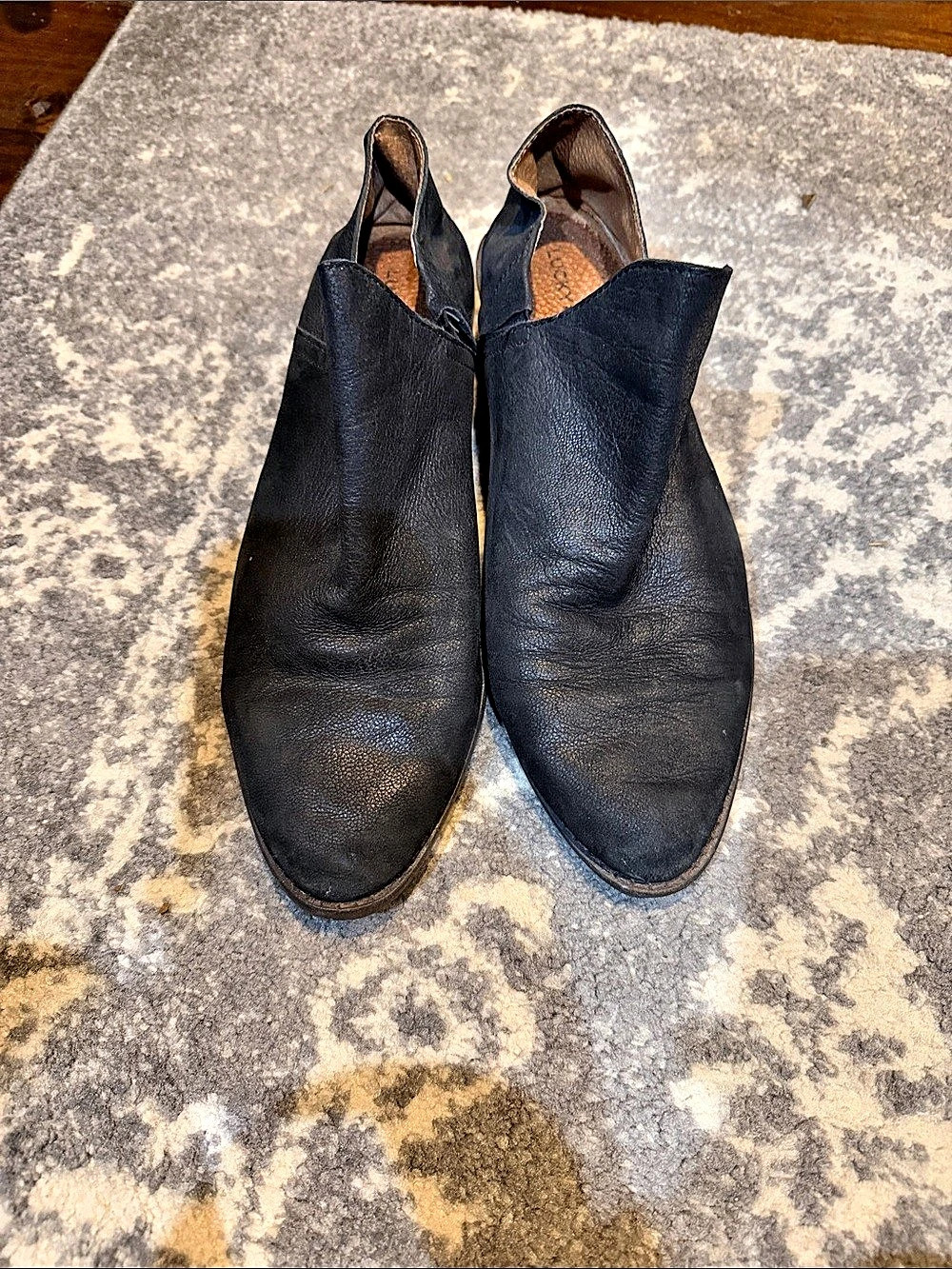 Lucky Brand Pointed Toe Mules in Black